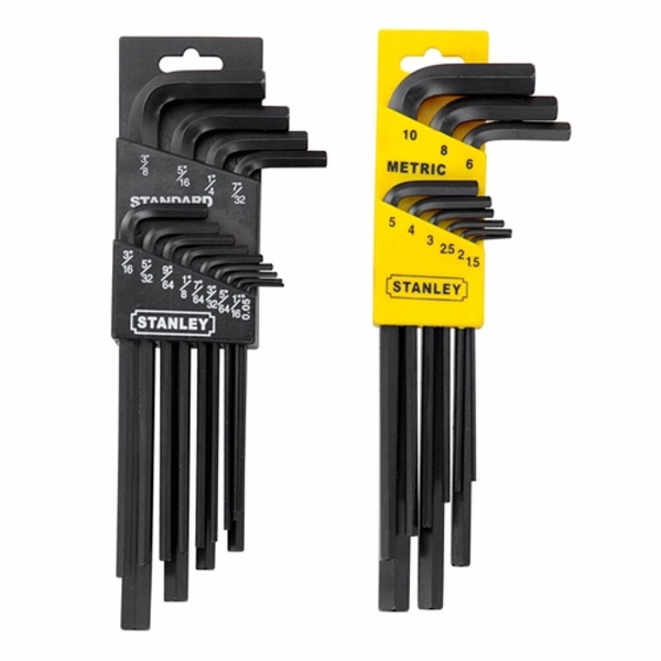 Jogo De Chave Hexagonal Stanley 85-753 - 22 Peças 85-753