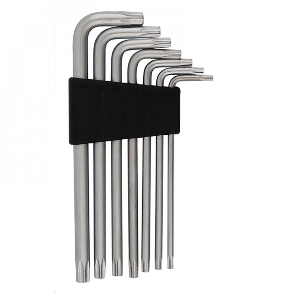 Jogo De Chave Hexalobular T10 A T40 Com 7 Peças - Western