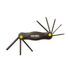 Jogo de chave Torx 8 peças canivete T9 A T40 Vonder