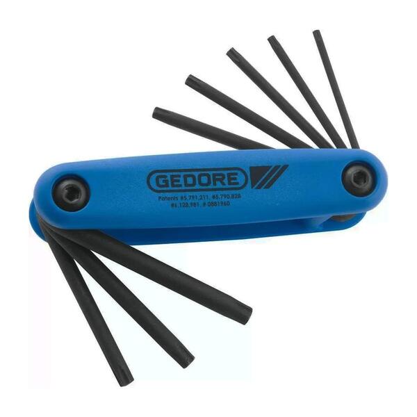 Jogo De Chave Torx (perfil Hexalobular) Armação 8 Peças T9 A