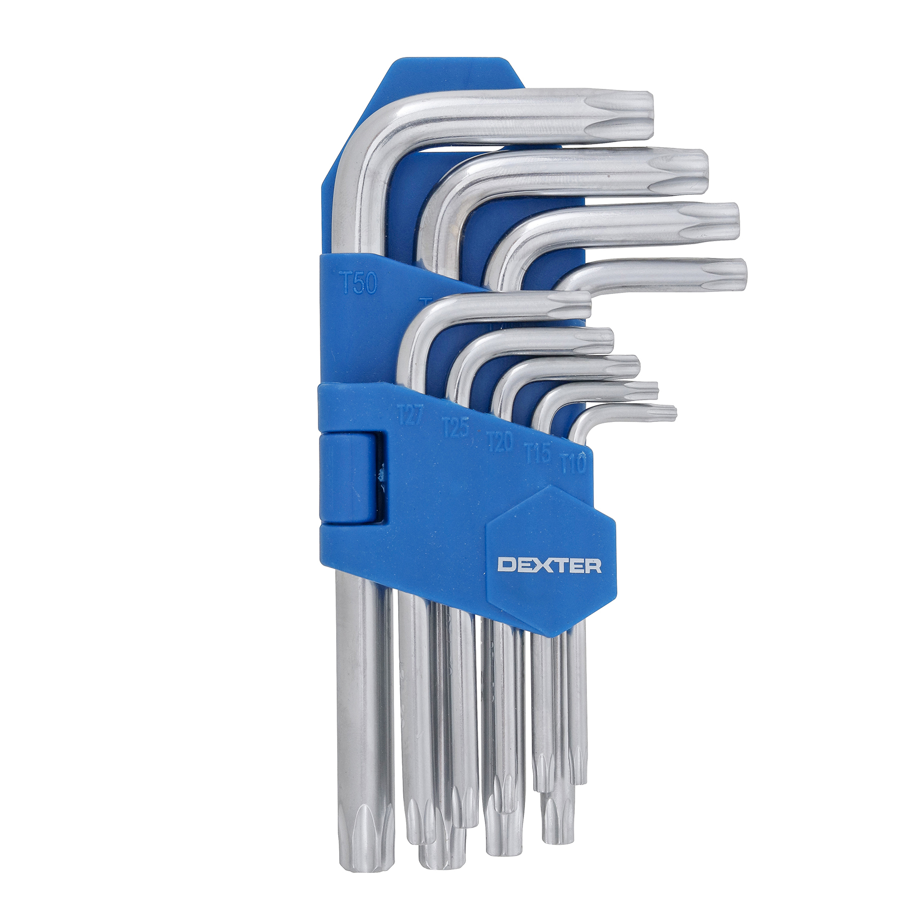 Jogo de Chave Torx T10 a T50 9 peças Dexter | Leroy Merlin