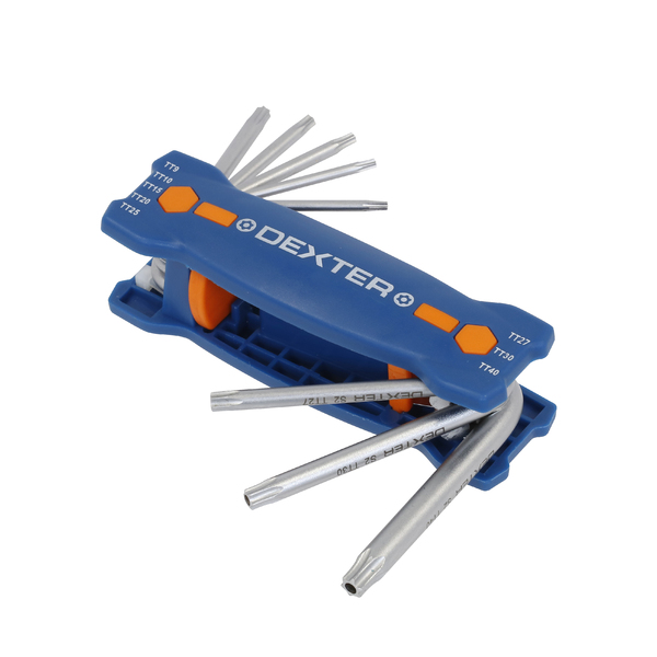 Jogo de Chave Torx T9 a T40 Dexter | Leroy Merlin