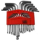 Jogo De Chaves Allen 25 Pças Cr-v Abaulada Lee Tools 686457