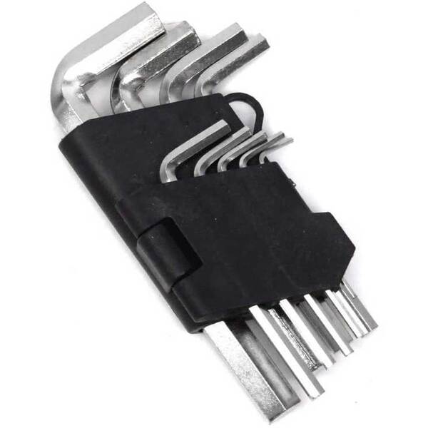 Jogo De Chaves Allen 9 Peças Curtas De 1,5mm A 10mm