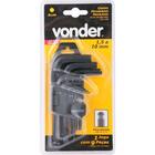 Jogo De Chaves Allen Ponta Abaulada Com 9 Peças Vonder 1..5 M