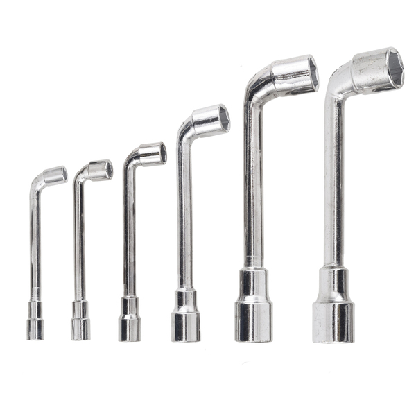 Jogo de Chaves Biela 7-19mm em Aço Carbono 6 Peças MP