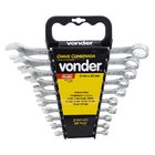 Jogo de Chaves Combinada 6 a 22mm Aço Cromo Vanádio Vonder