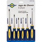 Jogo De Chaves De Fenda/philips Com 6 Brasfort