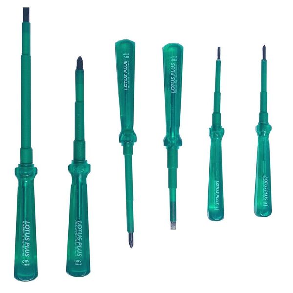 Jogo De Chaves Fenda E Philips Isoladas 1000v 6 Peças Lotus