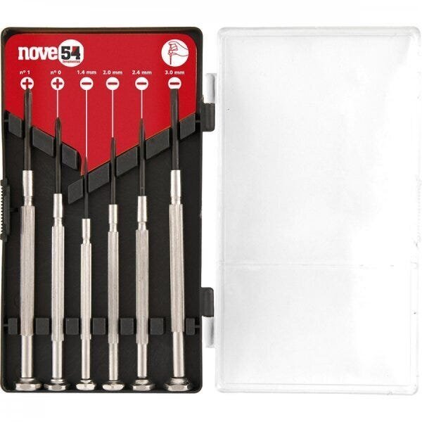 Jogo De Chaves Fenda/phillips De Precisão Nove54 - Caixa Com