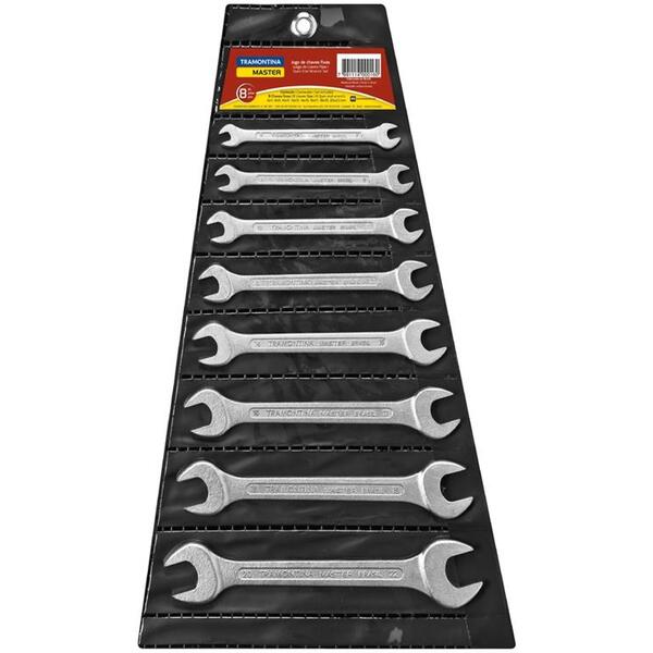 Jogo De Chaves Fixas 8 Pecas Corpo Em Aco Especial Chaves Tam