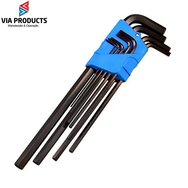 Jogo De Chaves L Hexagonais 9 Peças Longas 42kl-9m 012.956 Ge