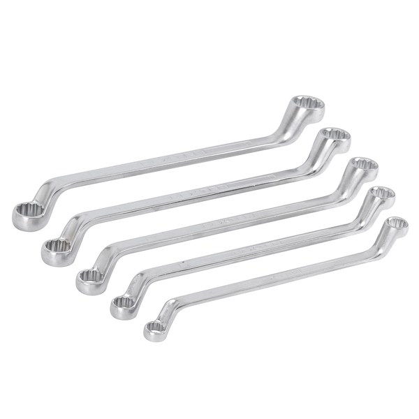 Jogo de Chaves Poligonais 10-19mm em Aço Cromo-Vanádio 5 Peças Dexter