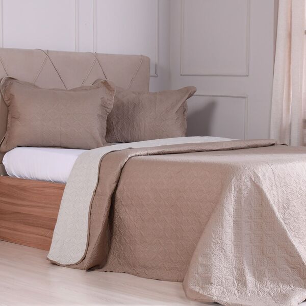 Jogo De Cobre Leito Casal Ultra Lisse Bene Casa Bege Un