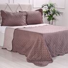 Jogo De Cobre Leito Casal Ultra Lisse Bene Casa Marrom Un