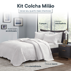 Jogo de Colcha 3 peças Casal Milão Color Art Corttex 150 fios