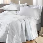 Jogo De Colcha Casal Altenburg Cetim 300 Fios Branco