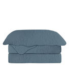 Jogo De Colcha Damask Solteiro Camesa Azul Un