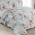 Jogo De Colcha Evolution Patchwork King Camesa Verde Un