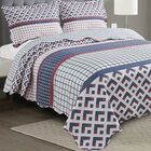 Jogo De Colcha Evolution Patchwork Queen Camesa Branco Un