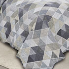 Jogo De Colcha Evolution Patchwork Solteiro Camesa Cinza Un