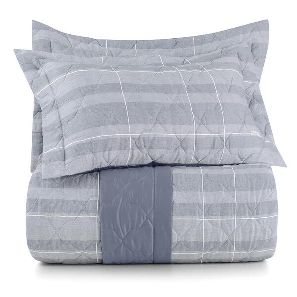 Jogo De Colcha King Altenburg Cetim 300 Fios Pauta