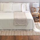 Jogo De Colcha King Altenburg Haus Puro Algodão Bovary Branco