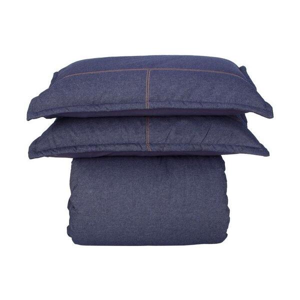 Jogo De Colcha King Denin 3 Peças - Home Style