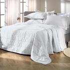 Jogo De Colcha Queen Altenburg Cetim 300 Fios Branco