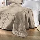 Jogo De Colcha Queen Altenburg Cetim 300 Fios Marrom