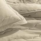 Jogo De Colcha Queen Altenburg Malha Fio Penteado Bege Noale