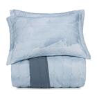 Jogo De Colcha Queen Altenburg Toque Acetinado - Água-marinha