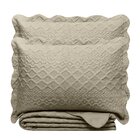 Jogo De Colcha Queen Camesa Ilusion Orla - Bege - Queen