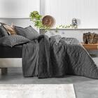 Jogo De Colcha Solteiro Altenburg Toque Acetinado Slim Preto