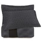 Jogo De Colcha Solteiro Altenburg Toque Acetinado Slim Preto