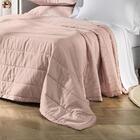 Jogo De Colcha Super King Altenburg Cetim 300 Fios Rosa