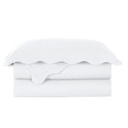 Jogo De Colcha Tressê Solteiro Camesa Branco Un