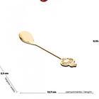 Jogo De Colheres Para Cha 4 Peças Inox Key Dourado - Rojemac