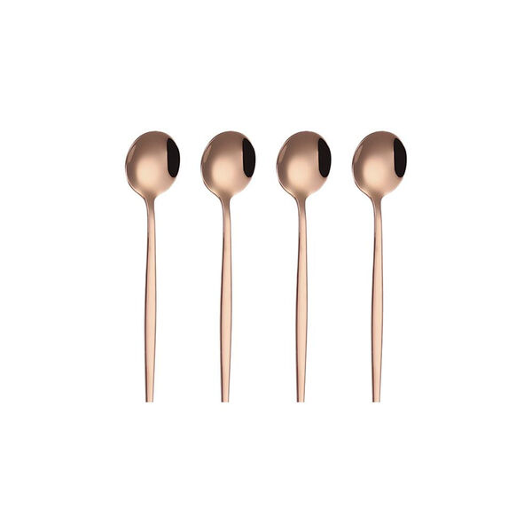 Jogo De Colheres Para Chá Haus Dublin 4 Peças Rose Gold
