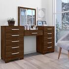 Jogo De Cômoda E Penteadeira Belém Malbec