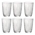 Jogo De Copos Alto Em Vidro Bormioli Rocco Slot 396ml 6 Peças