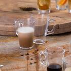 Jogo De Copos Com Alça Em Vidro 6 Peças 225ml