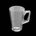 Jogo De Copos Com Alça Em Vidro 6 Peças 225ml