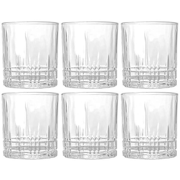 Jogo De Copos De Cristal De Whisky Transparente Calcutá 330ml