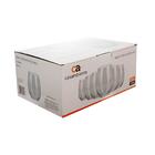 Jogo De Copos De Vidro Ball Azul Espelhado 580ml - Casambient