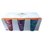 Jogo De Copos De Vidro Boston Colorido 6 Peças 450ml - Copo013