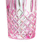 Jogo De Copos De Vidro Lumini Rosa Furta-cor 380ml - Casambie