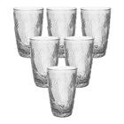 Jogo De Copos E Jarra Folha Lumini Transparente 7 Peças - Cas