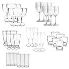 Jogo De Copos E Taças Transparente Em Acrílico Krystalon