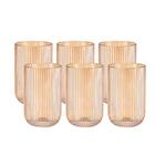 Jogo De Copos Em Vidro L'hermitage Cameratta 425ml 6 Peças Am